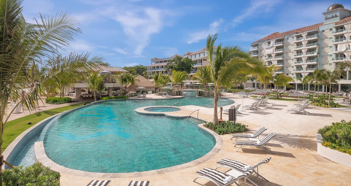 Resort exterior at Sandals Dunn's River