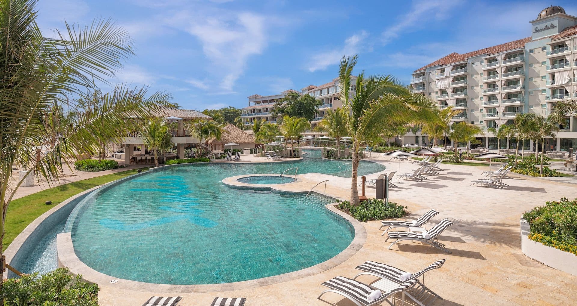 Resort exterior at Sandals Dunn's River