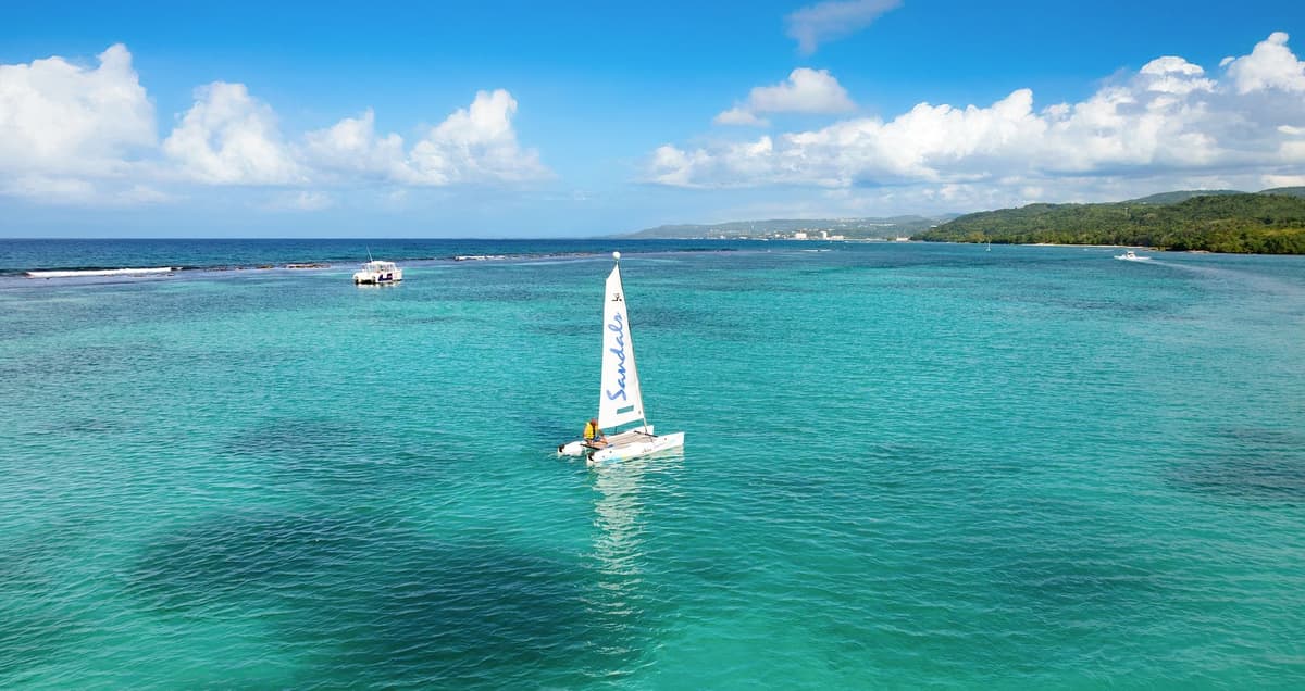 Resort exterior at Sandals Dunn's River