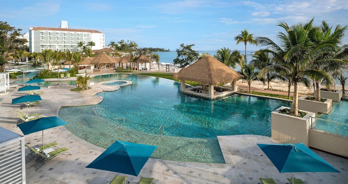 Resort exterior at Sandals Dunn's River