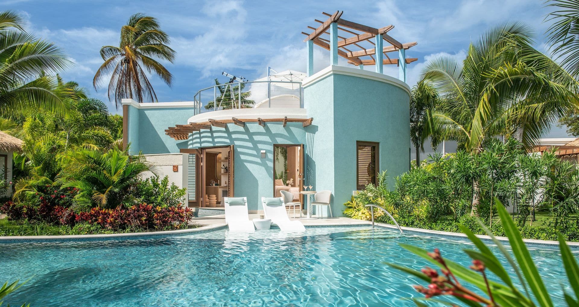 Resort exterior at Sandals Dunn's River