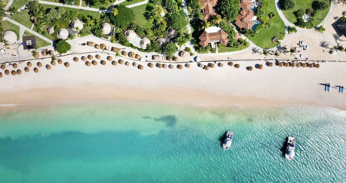 Resort exterior at Sandals Grande Antigua Resort & Spa