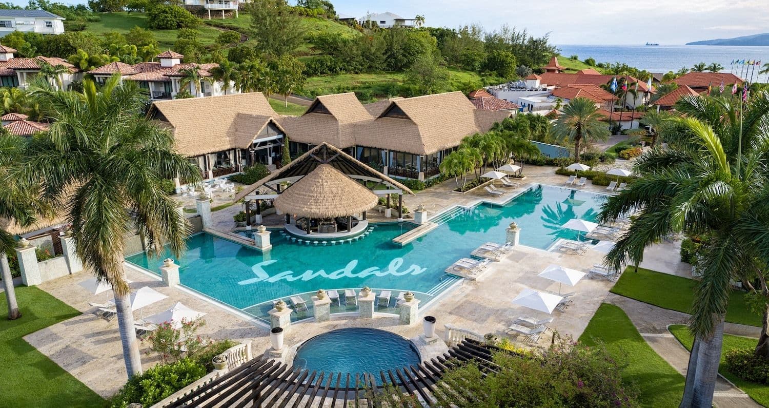 Resort exterior at Sandals Grenada Resort & Spa