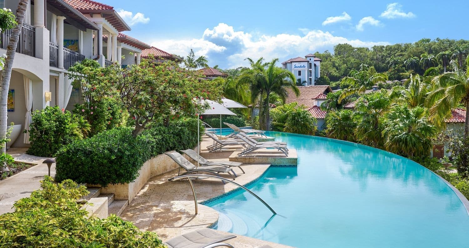 Resort exterior at Sandals Grenada Resort & Spa
