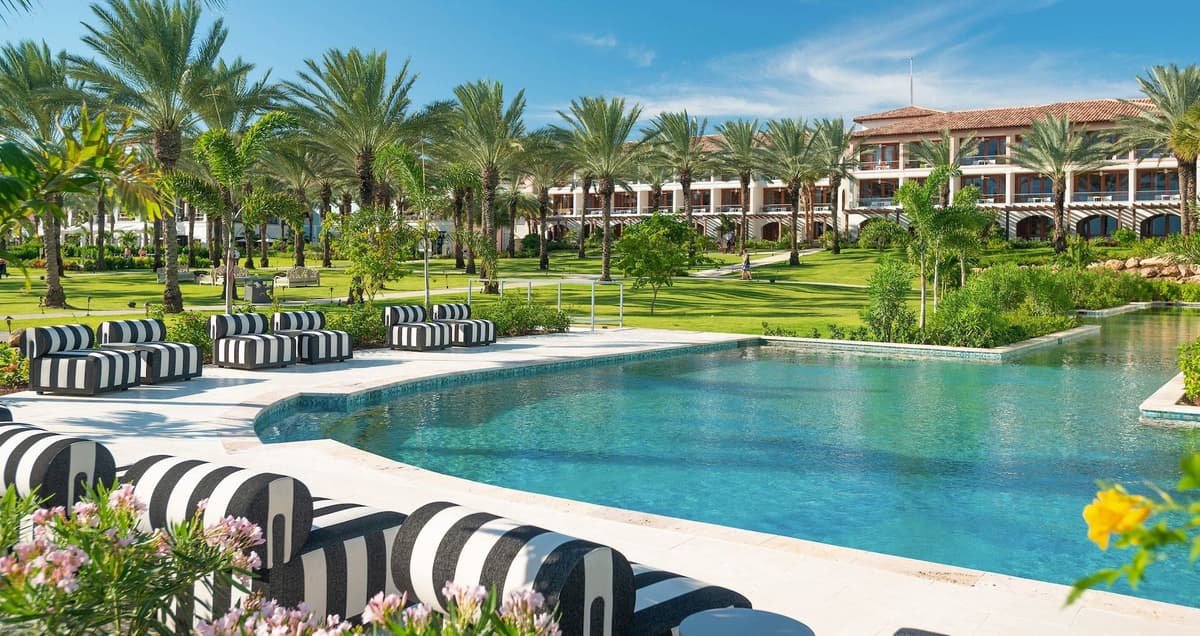 Resort exterior at Sandals Halcyon Beach