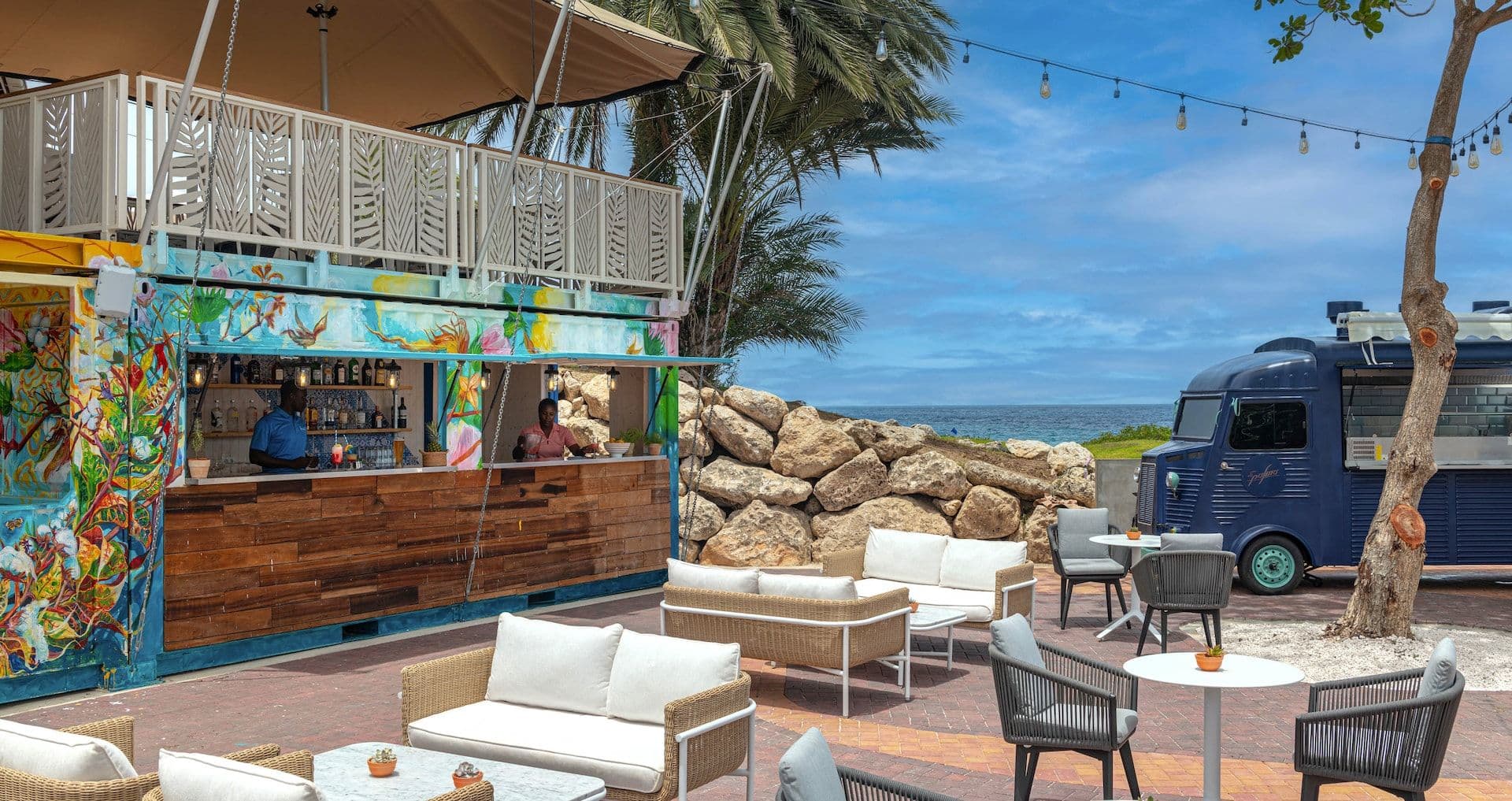 Resort exterior at Sandals Halcyon Beach