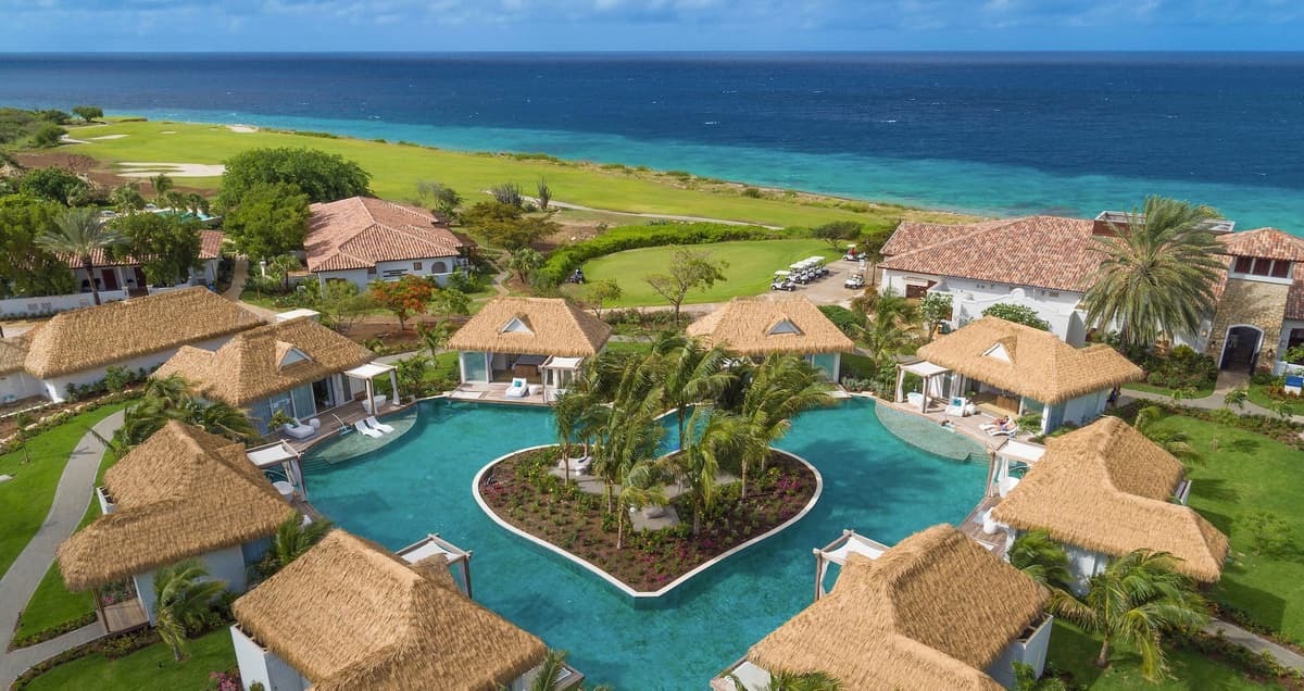 Resort exterior at Sandals Halcyon Beach