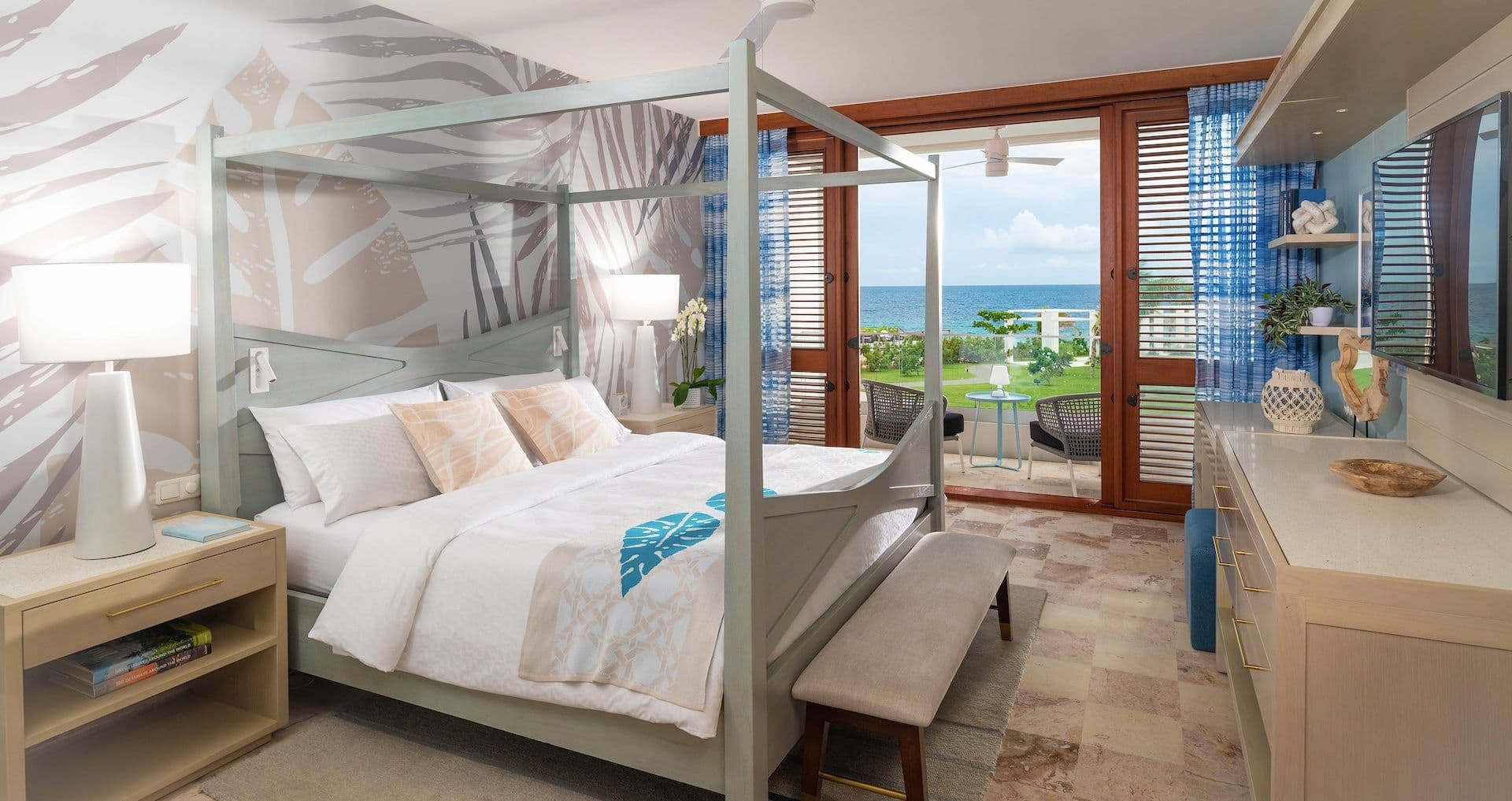 Resort exterior at Sandals Halcyon Beach