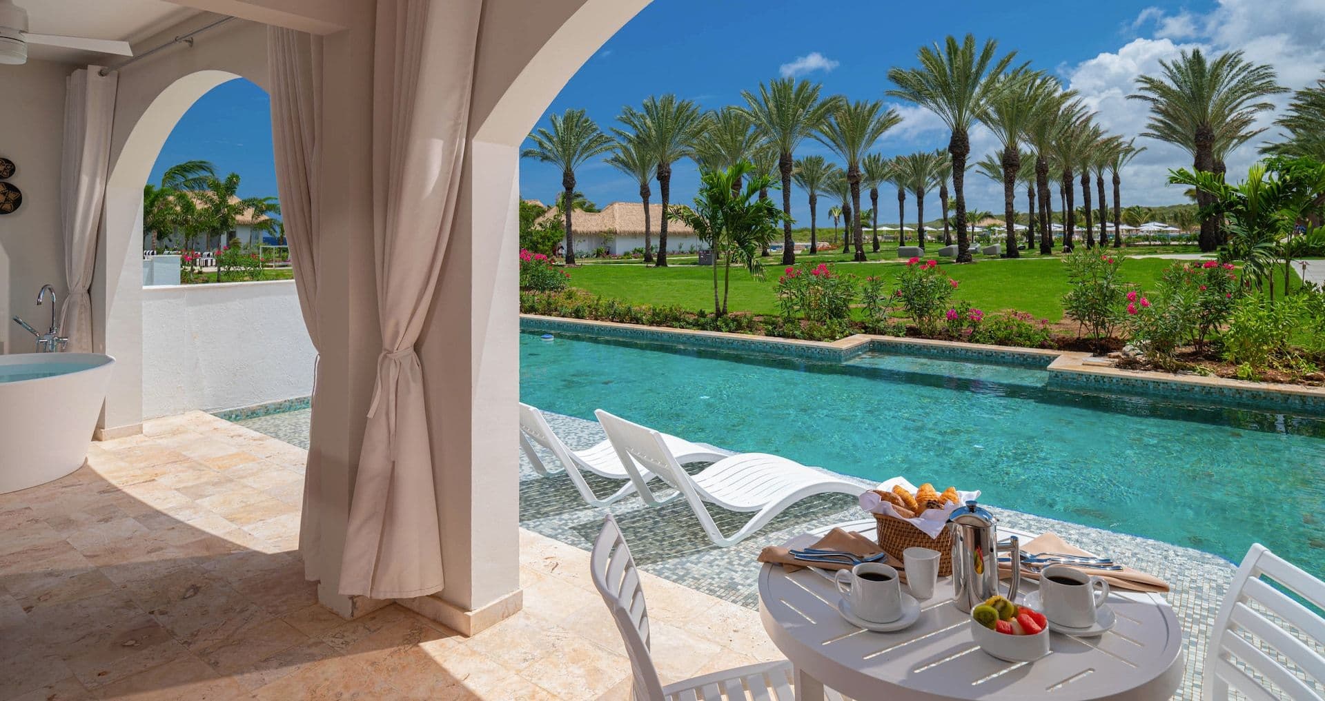 Resort exterior at Sandals Halcyon Beach
