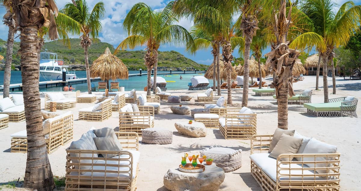 Resort exterior at Sandals Halcyon Beach