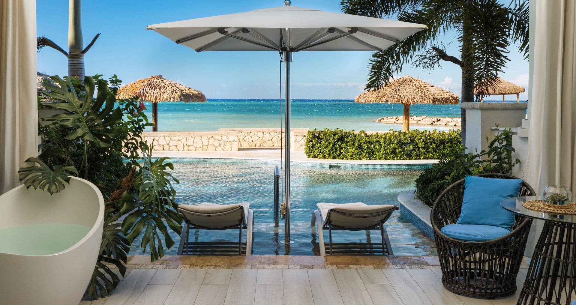 Resort exterior at Sandals Montego Bay