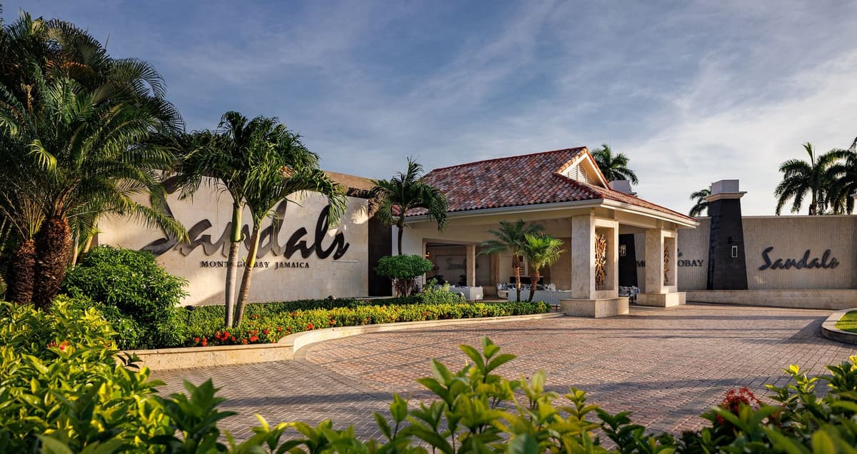 Resort exterior at Sandals Montego Bay