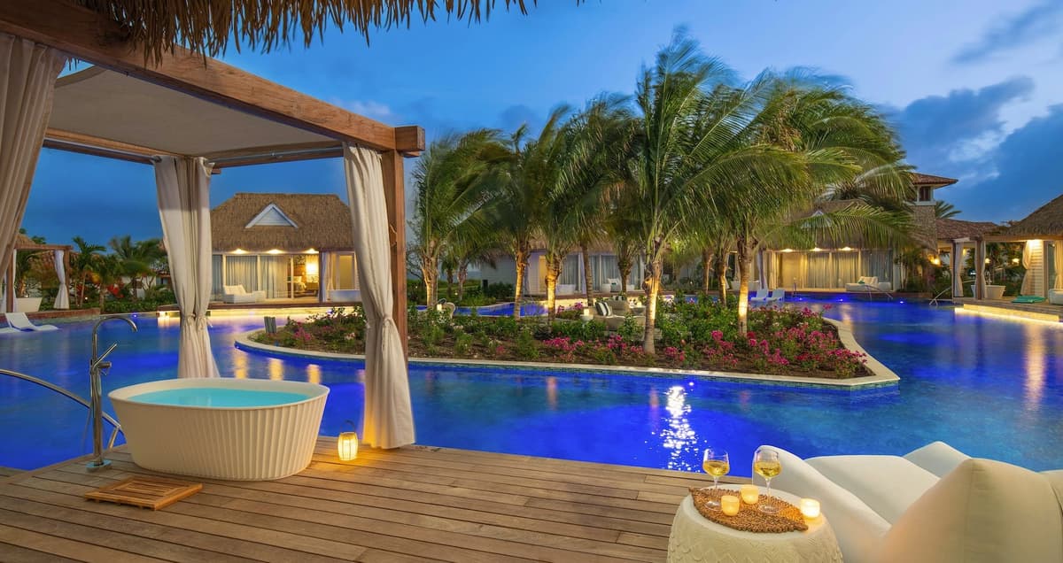 Resort exterior at Sandals Negril Beach Resort & Spa