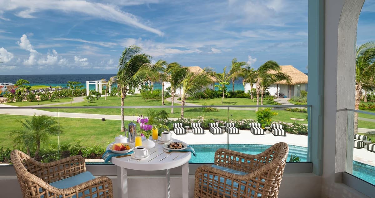 Resort exterior at Sandals Negril Beach Resort & Spa