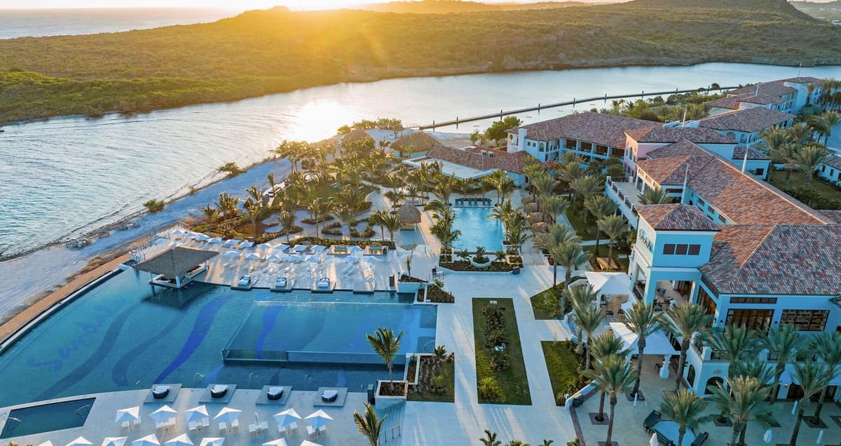 Resort exterior at Sandals Negril Beach Resort & Spa