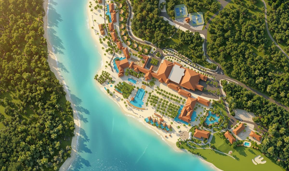Resort exterior at Sandals Negril Beach Resort & Spa