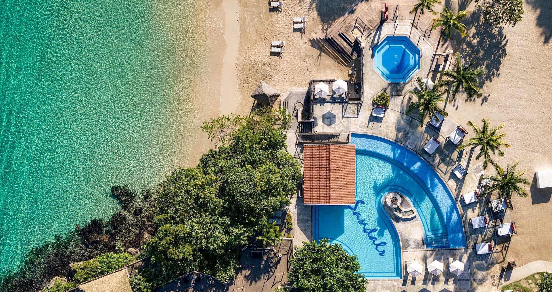 Resort exterior at Sandals Ochi Beach Resort