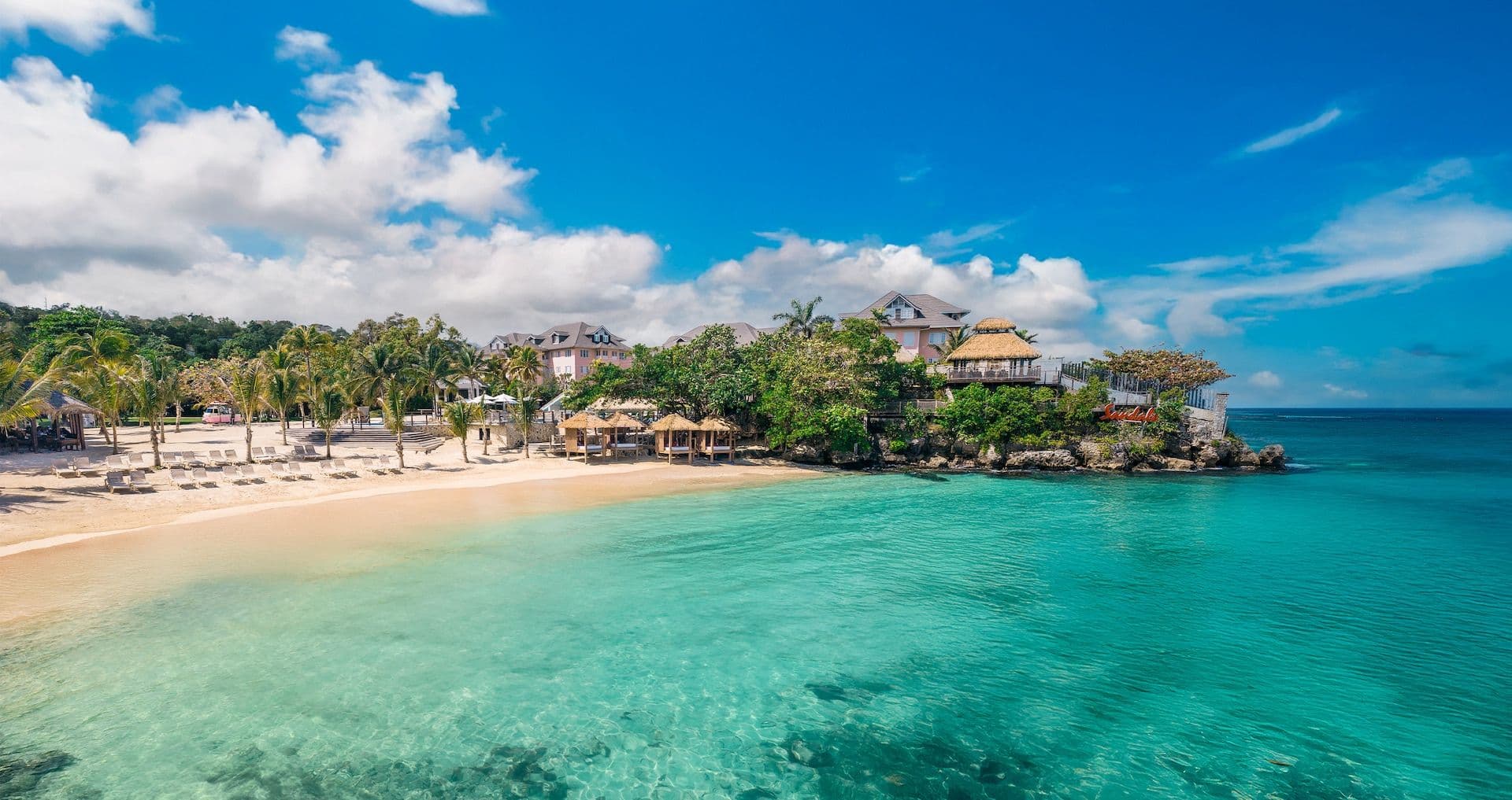 Resort exterior at Sandals Ochi Beach Resort