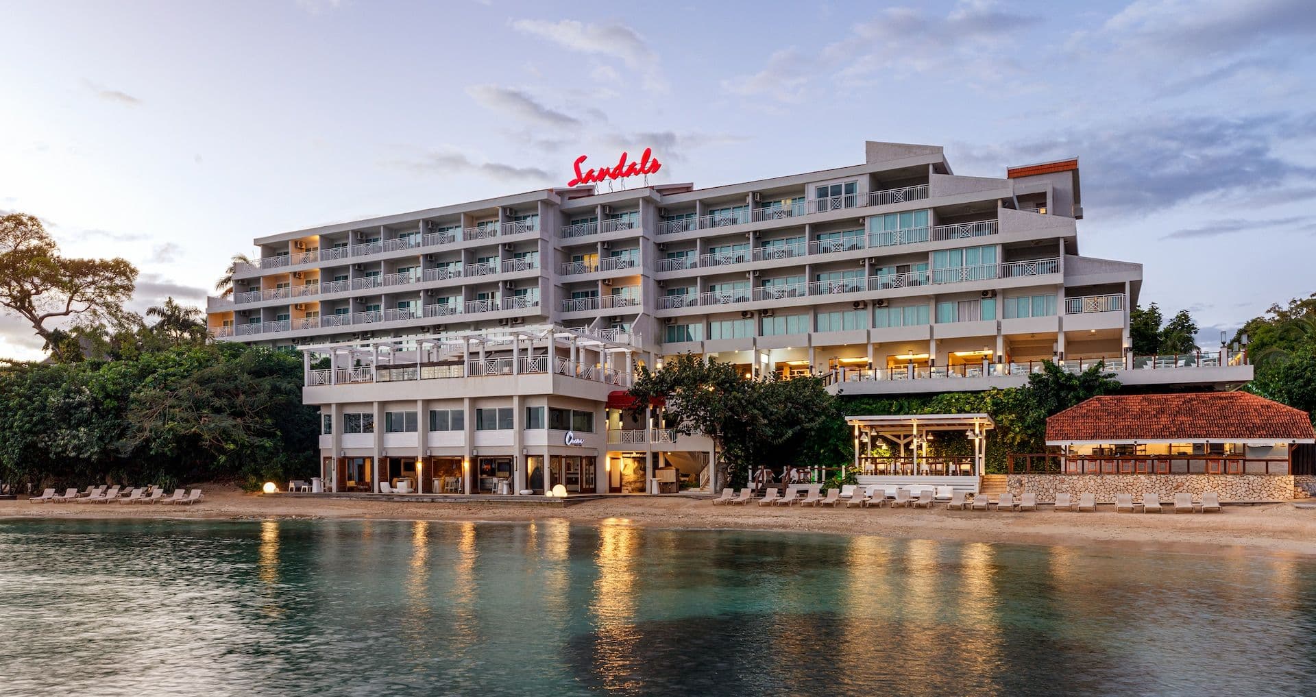Resort exterior at Sandals Ochi Beach Resort