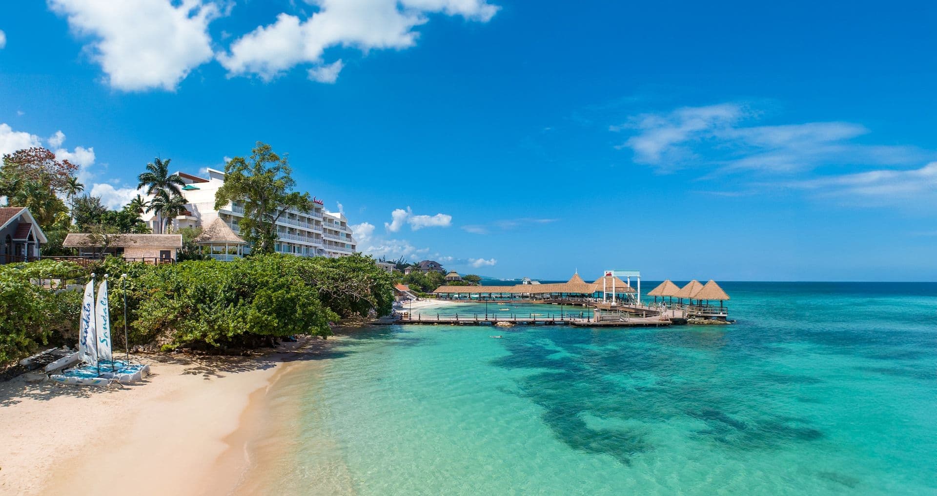 Resort exterior at Sandals Ochi Beach Resort
