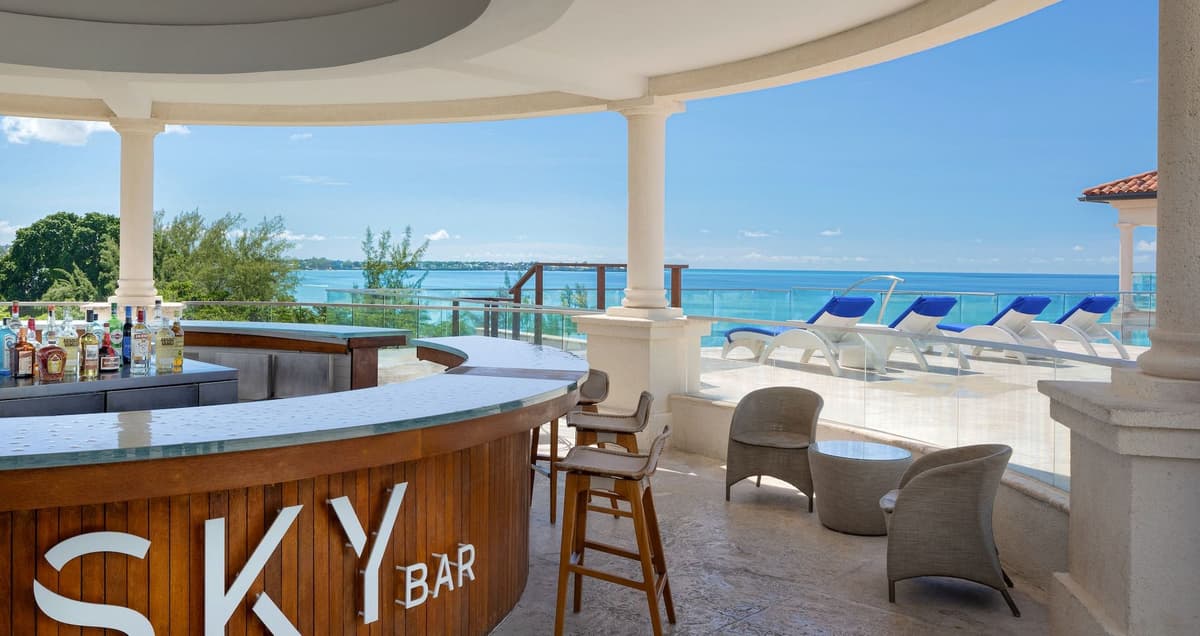 Resort exterior at Sandals Royal Barbados