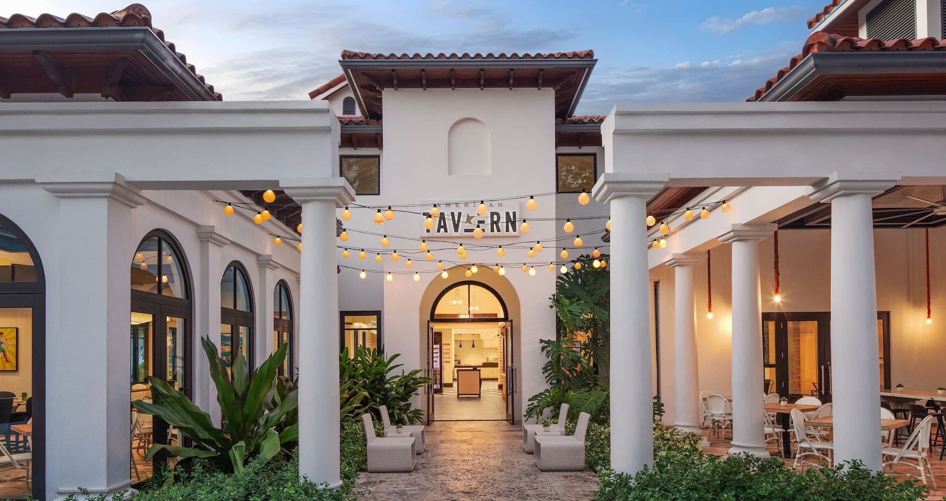 Resort exterior at Sandals Royal Barbados