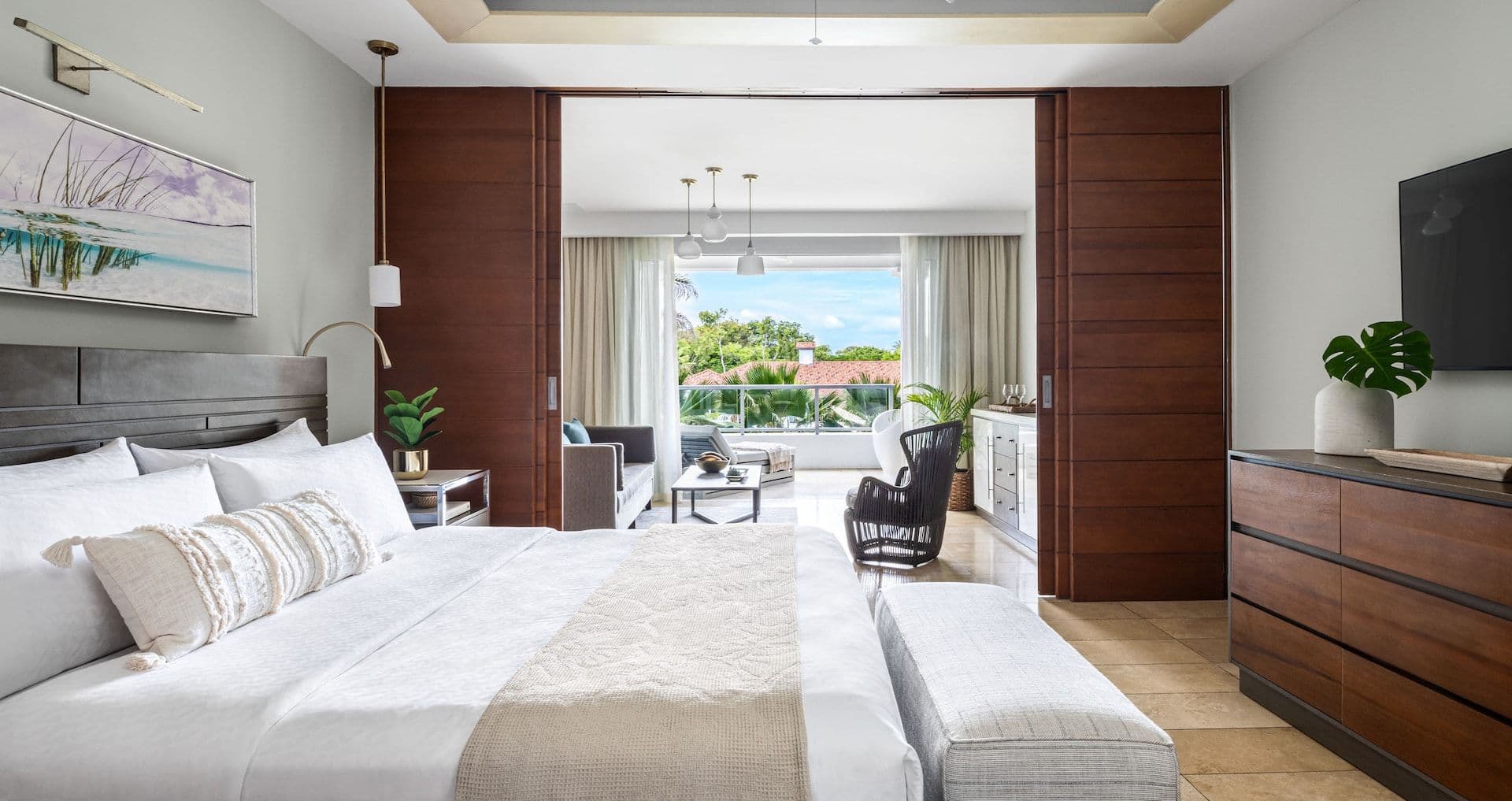 Resort exterior at Sandals Royal Barbados