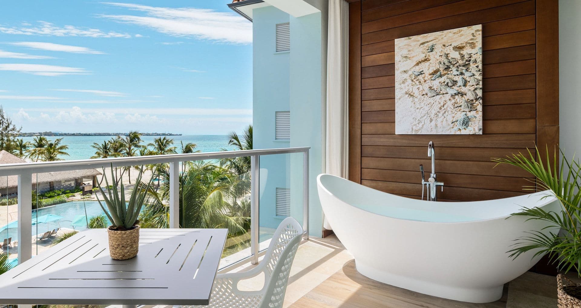 Resort exterior at Sandals Royal Barbados