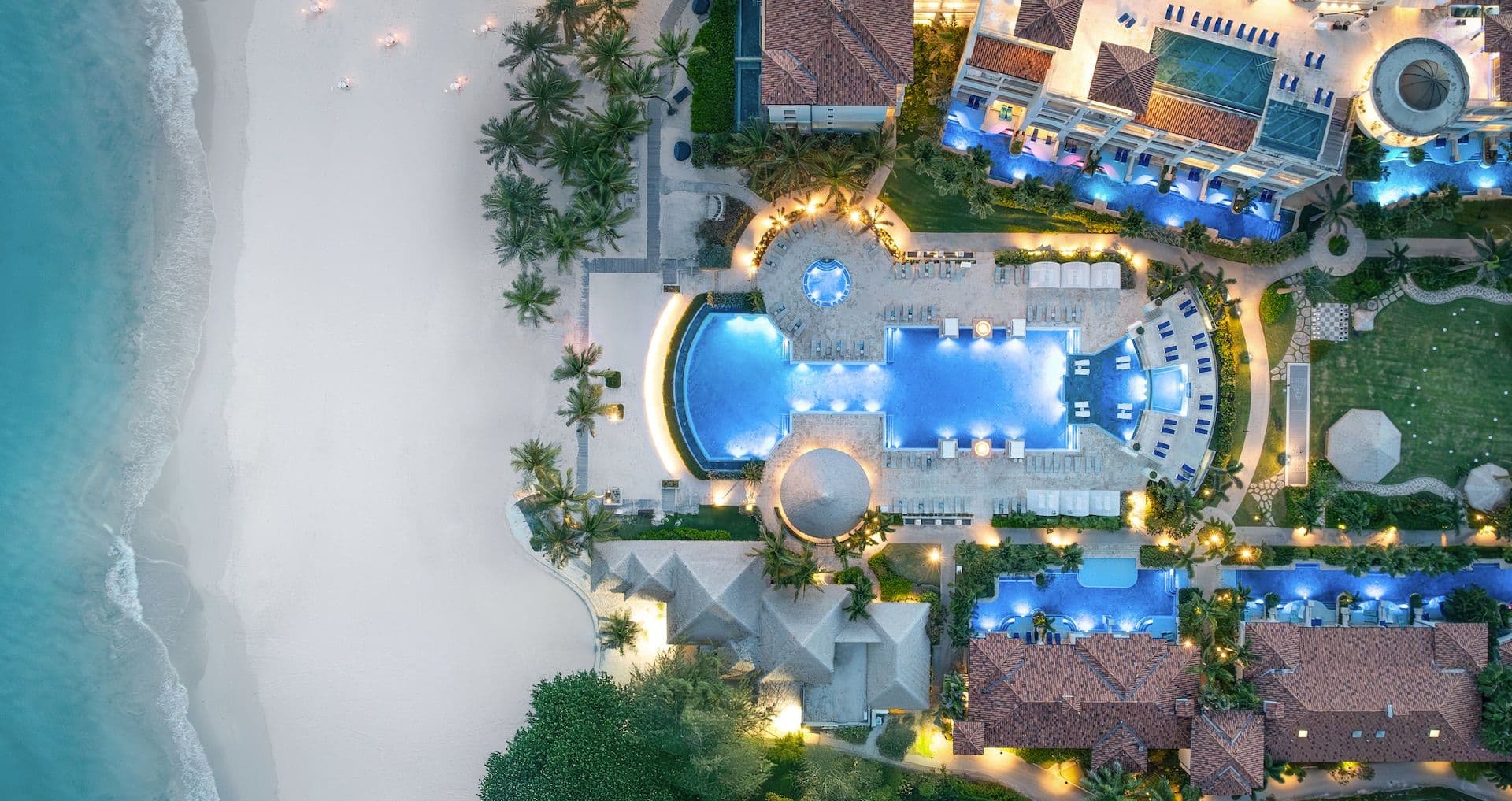 Resort exterior at Sandals Royal Barbados