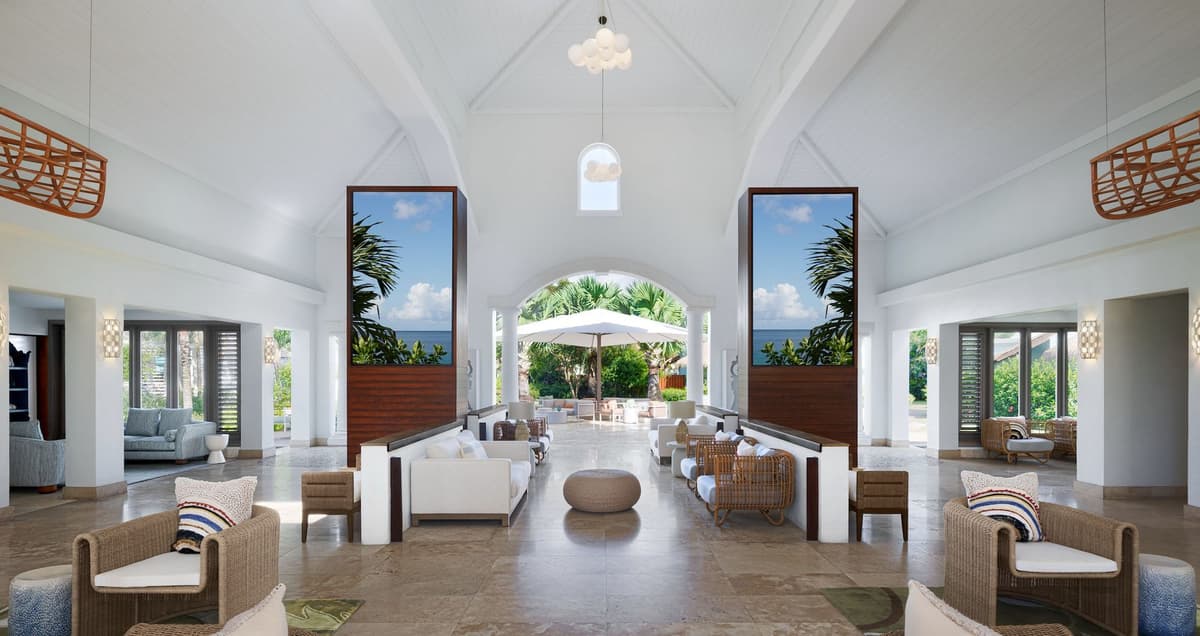 Resort exterior at Sandals Royal Barbados