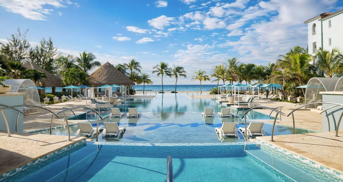 Resort exterior at Sandals Royal Barbados