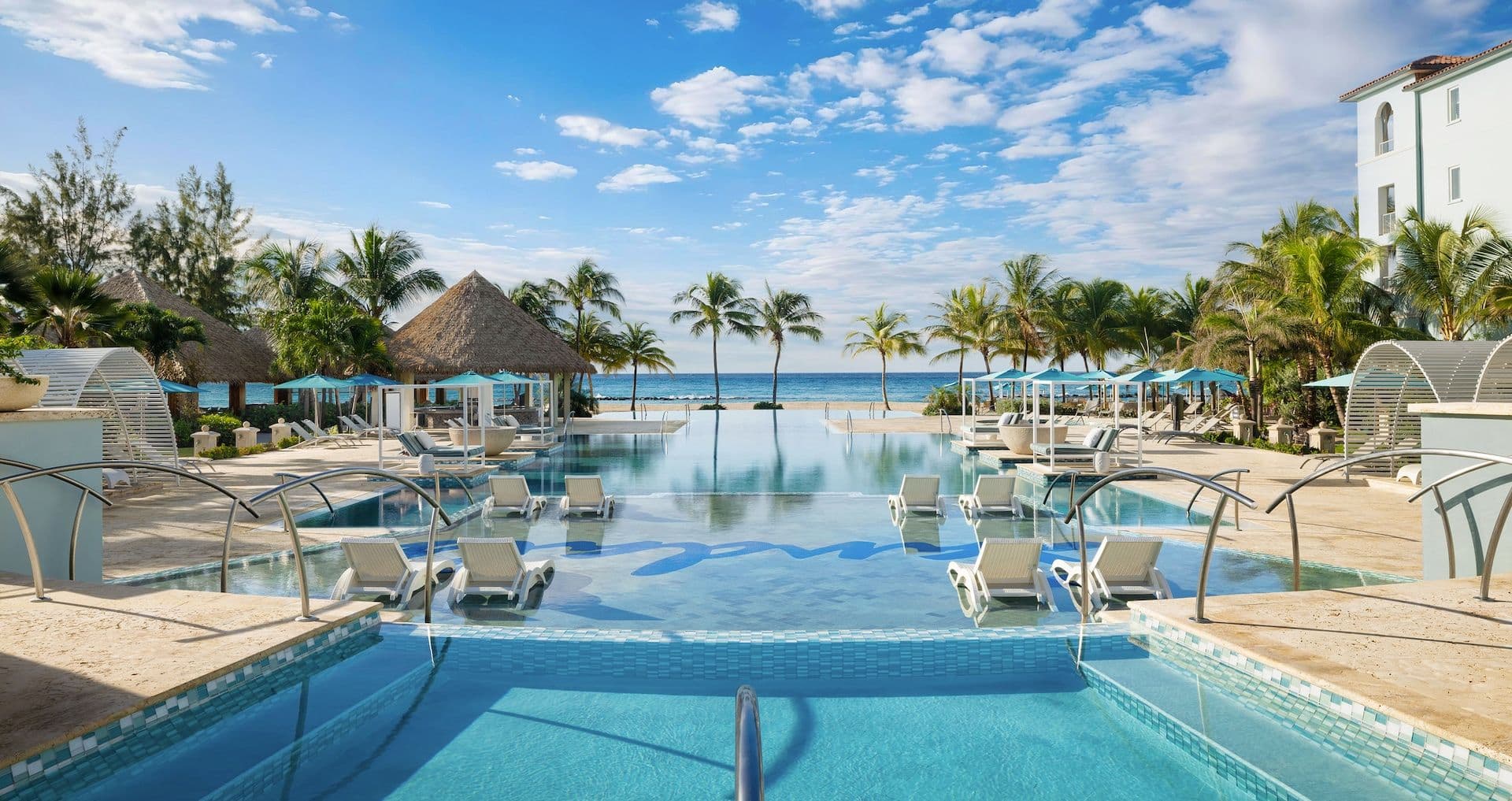 Resort exterior at Sandals Royal Barbados