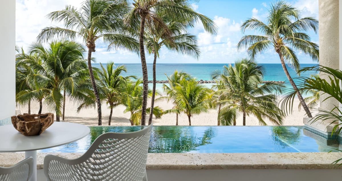 Resort exterior at Sandals Royal Barbados