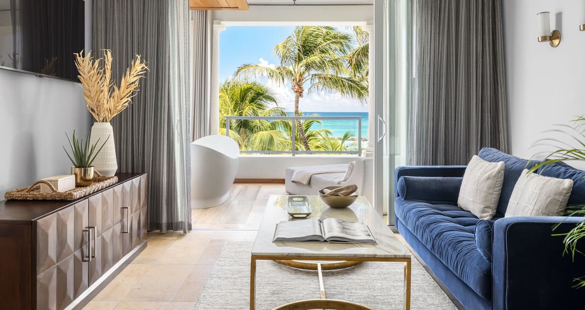 Resort exterior at Sandals Royal Barbados