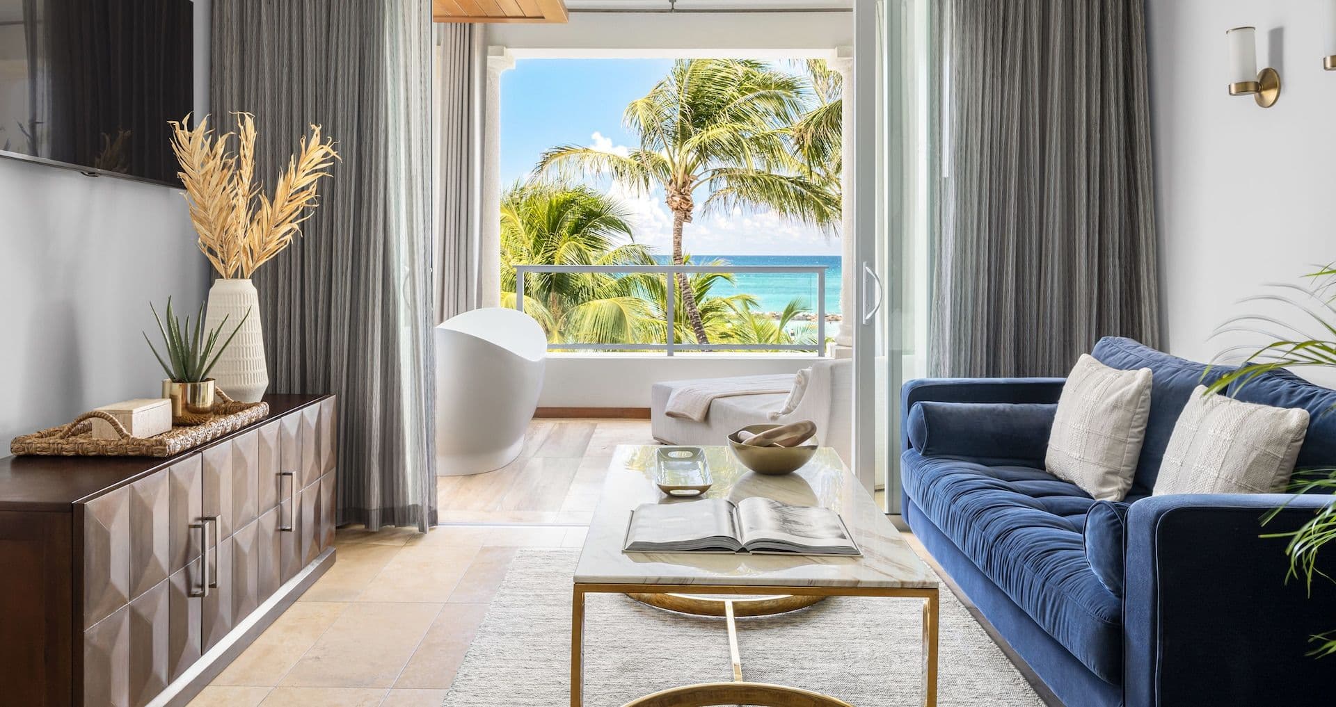 Resort exterior at Sandals Royal Barbados