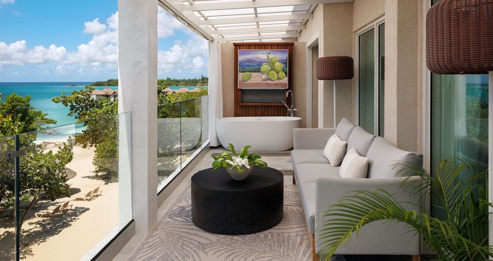 Resort exterior at Sandals South Coast