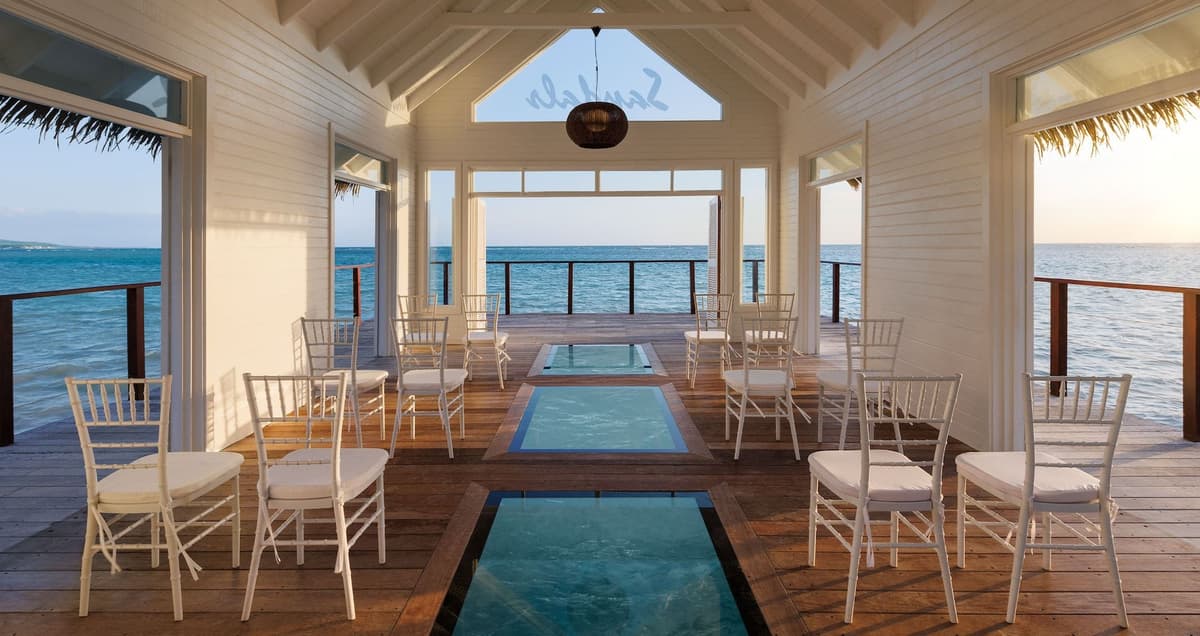 Resort exterior at Sandals South Coast