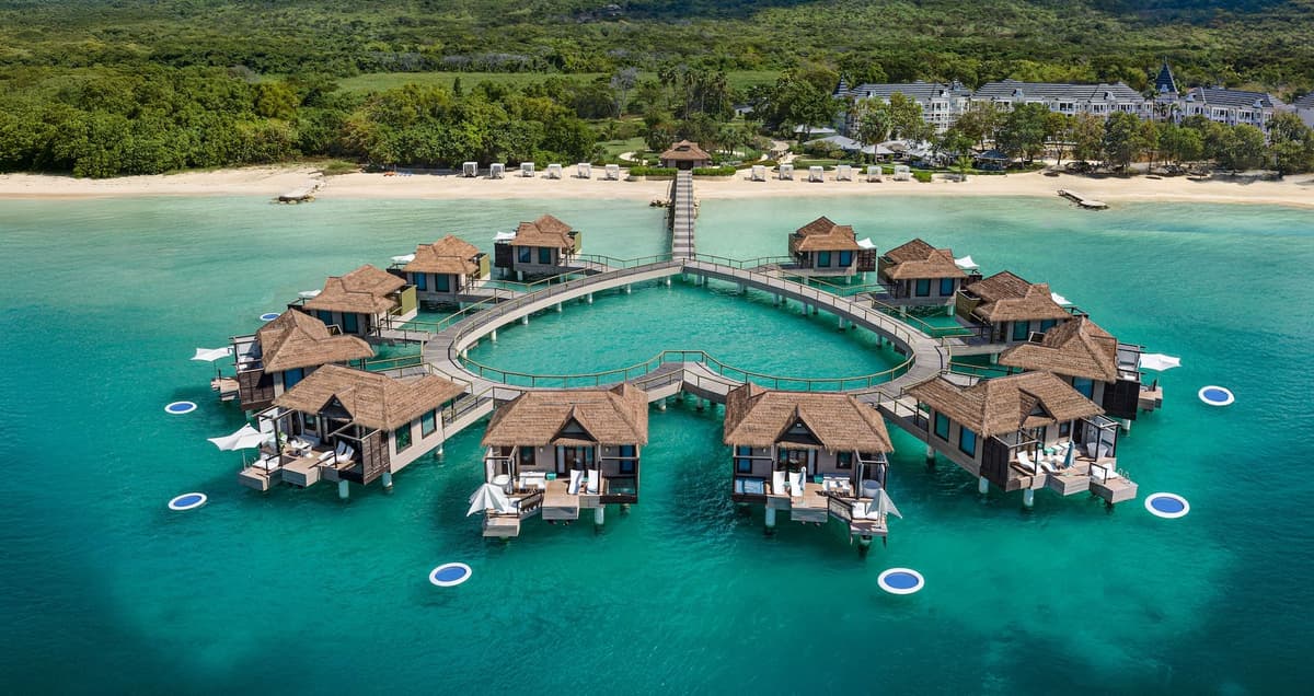 Resort exterior at Sandals South Coast