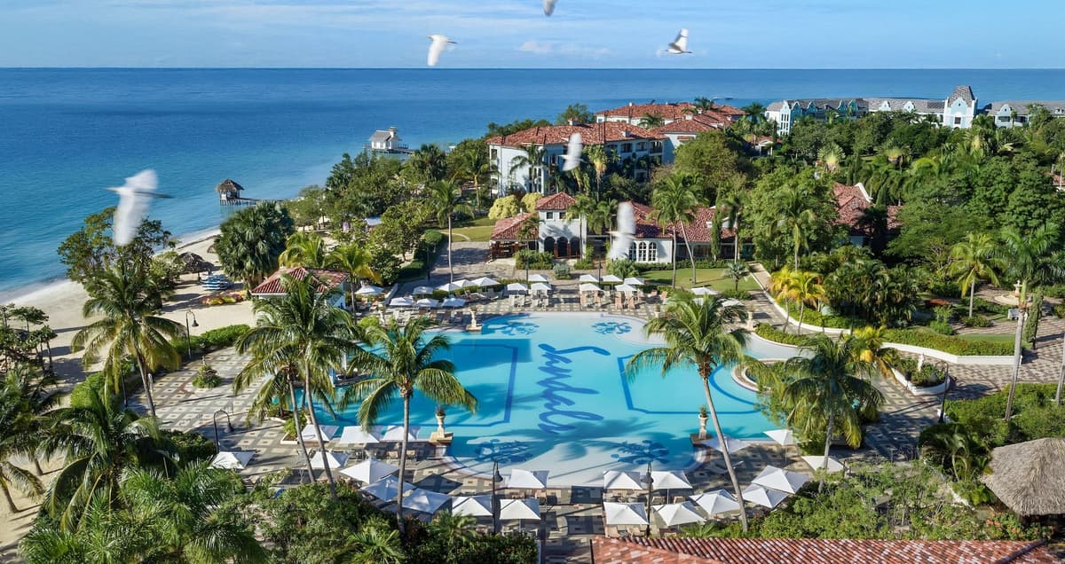 Resort exterior at Sandals South Coast