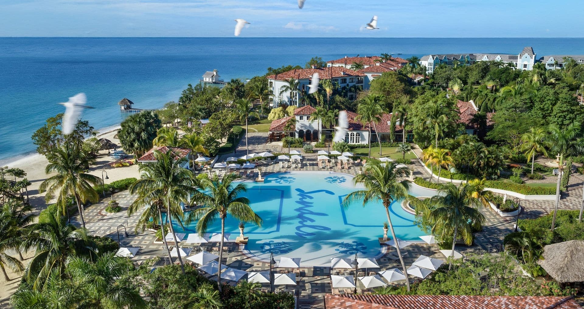 Resort exterior at Sandals South Coast