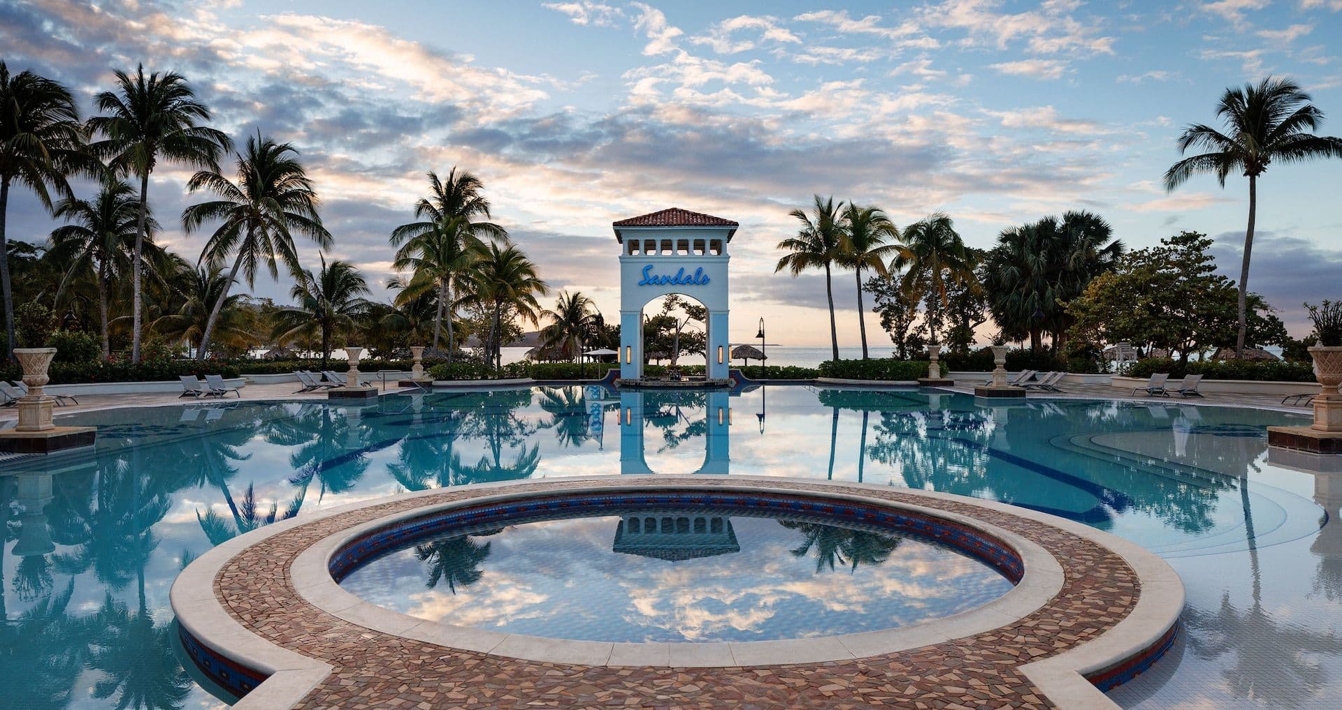 Resort exterior at Sandals South Coast
