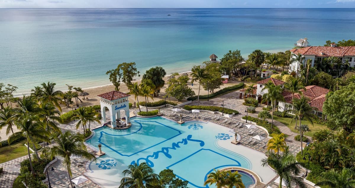 Resort exterior at Sandals South Coast