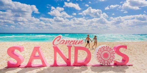 Beach at Sandos Cancun Luxury Resort