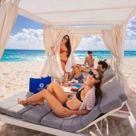 Beach at Sandos Cancun Luxury Resort