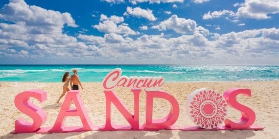 Beach at Sandos Cancun Luxury Resort