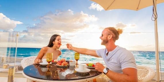 Resort exterior at Sandos Cancun Luxury Resort