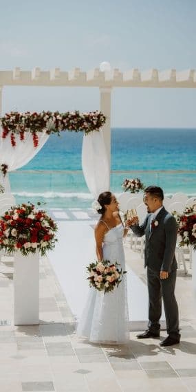 Resort exterior at Sandos Cancun Luxury Resort