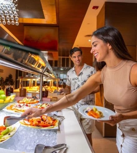 Resort exterior at Sandos Cancun Luxury Resort