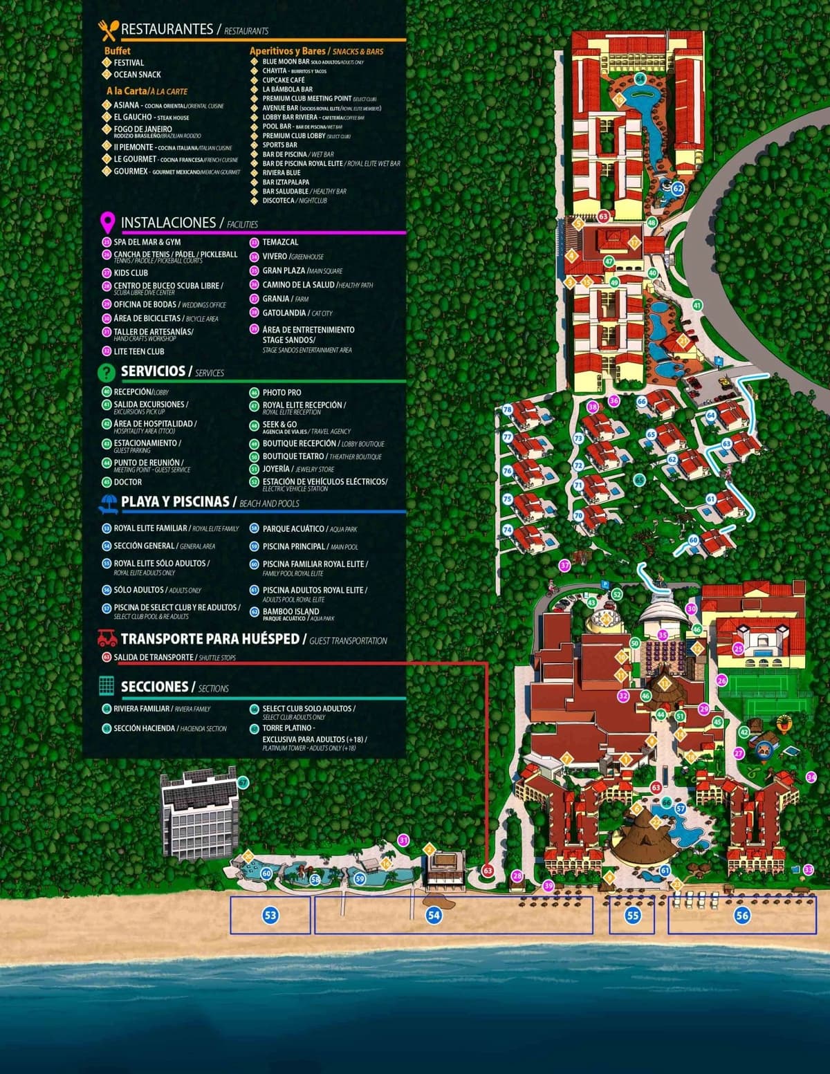 Beach at Sandos Playacar All Inclusive