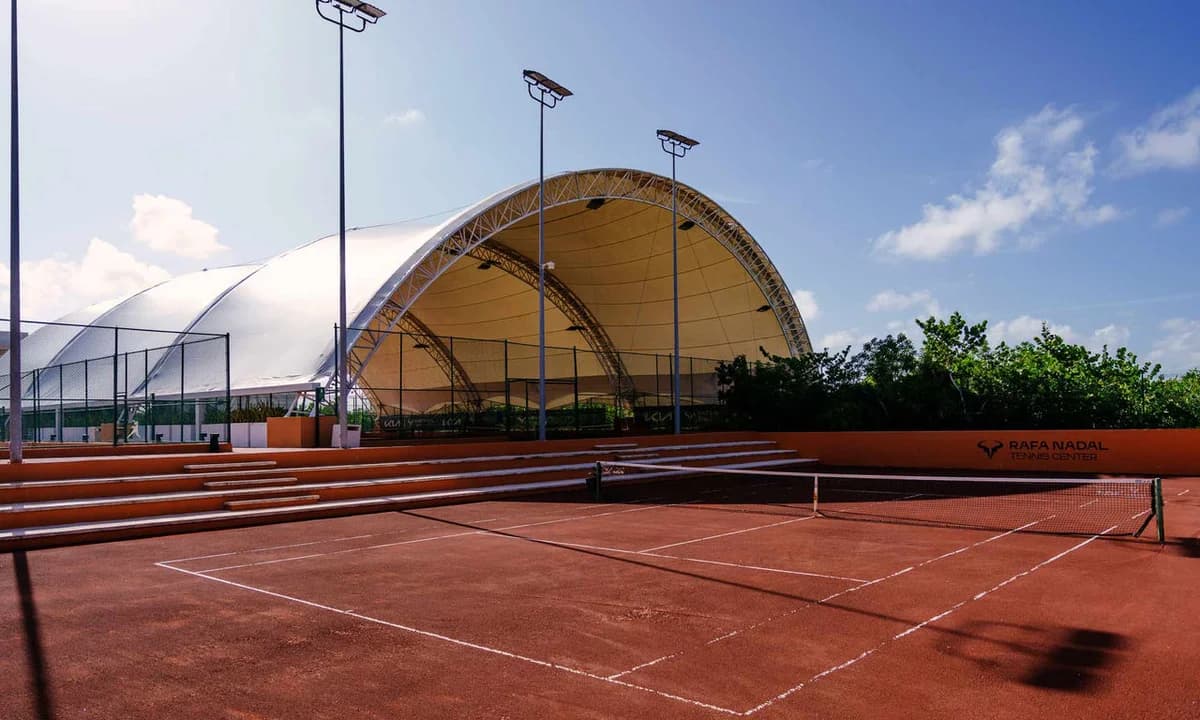 Rafa Nadal Tennis Centre at the Costa Mujeres complex — professional courts and coaching programs